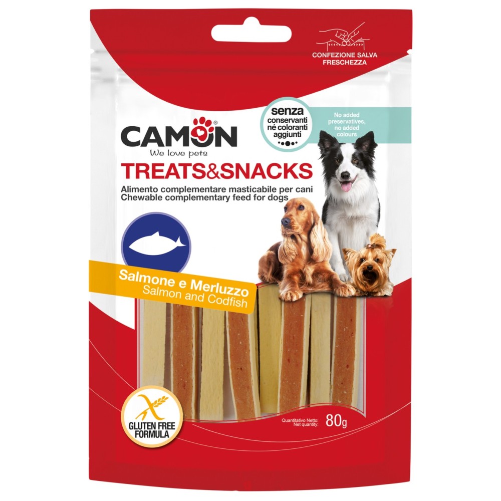 Camon Treats&Snacks al Salmone e Merluzzo
