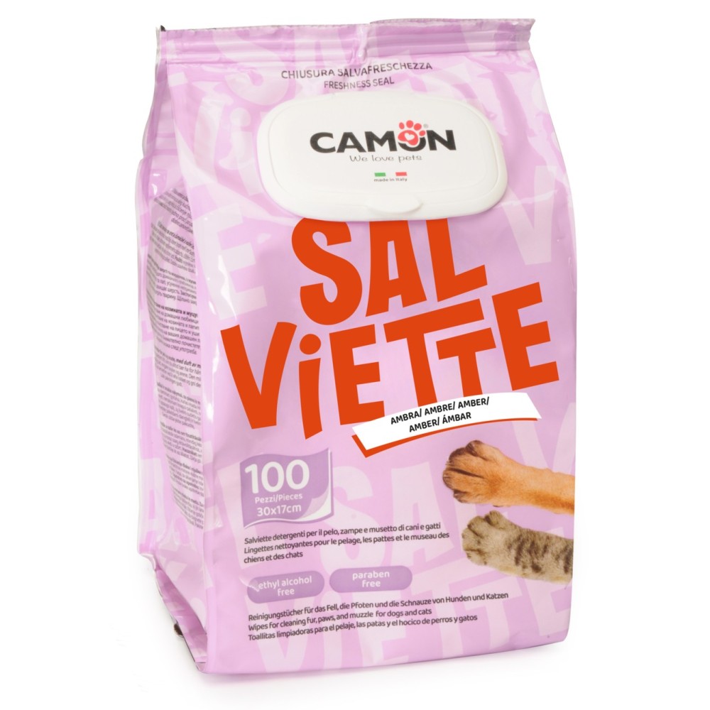 Camon Salviette Fragranza Ambra Maxi