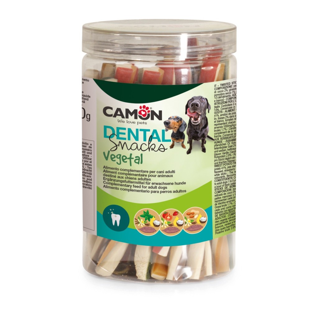 Camon Dental Snacks Vegetal in Mix di Gusti