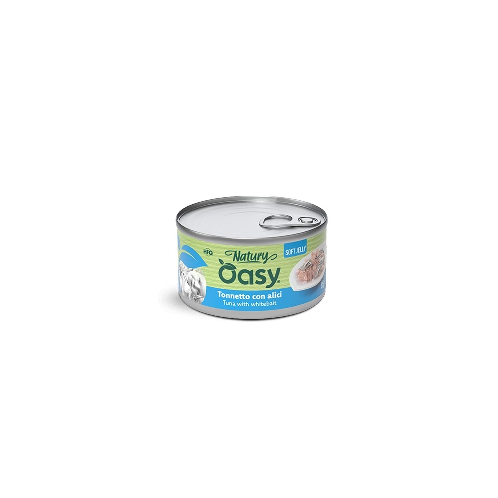 Oasy Natury Soft Jelly al Tonnetto con Alici in Lattina