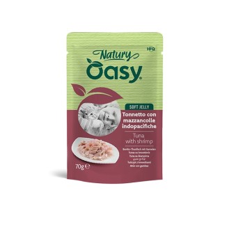 Oasy Natury Soft Jelly al Tonno con Mazzancolle in Bustina