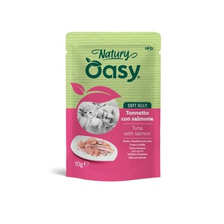 Oasy Natury Soft Jelly al Tonno con Salmone in Bustina