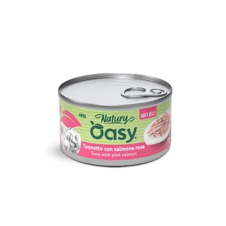 Oasy Natury Tonnetto con Salmone Rosa in Lattina