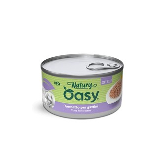 Oasy Natury Soft Jelly Kitten al Tonno in Lattina