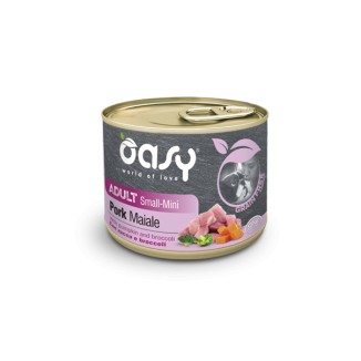 Oasy Grain Free Formula Small/Mini al Maiale con Zucca e Broccoli in Lattina