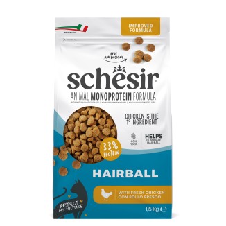 Schesir Animal Monoprotein Formula Hairball al Pollo
