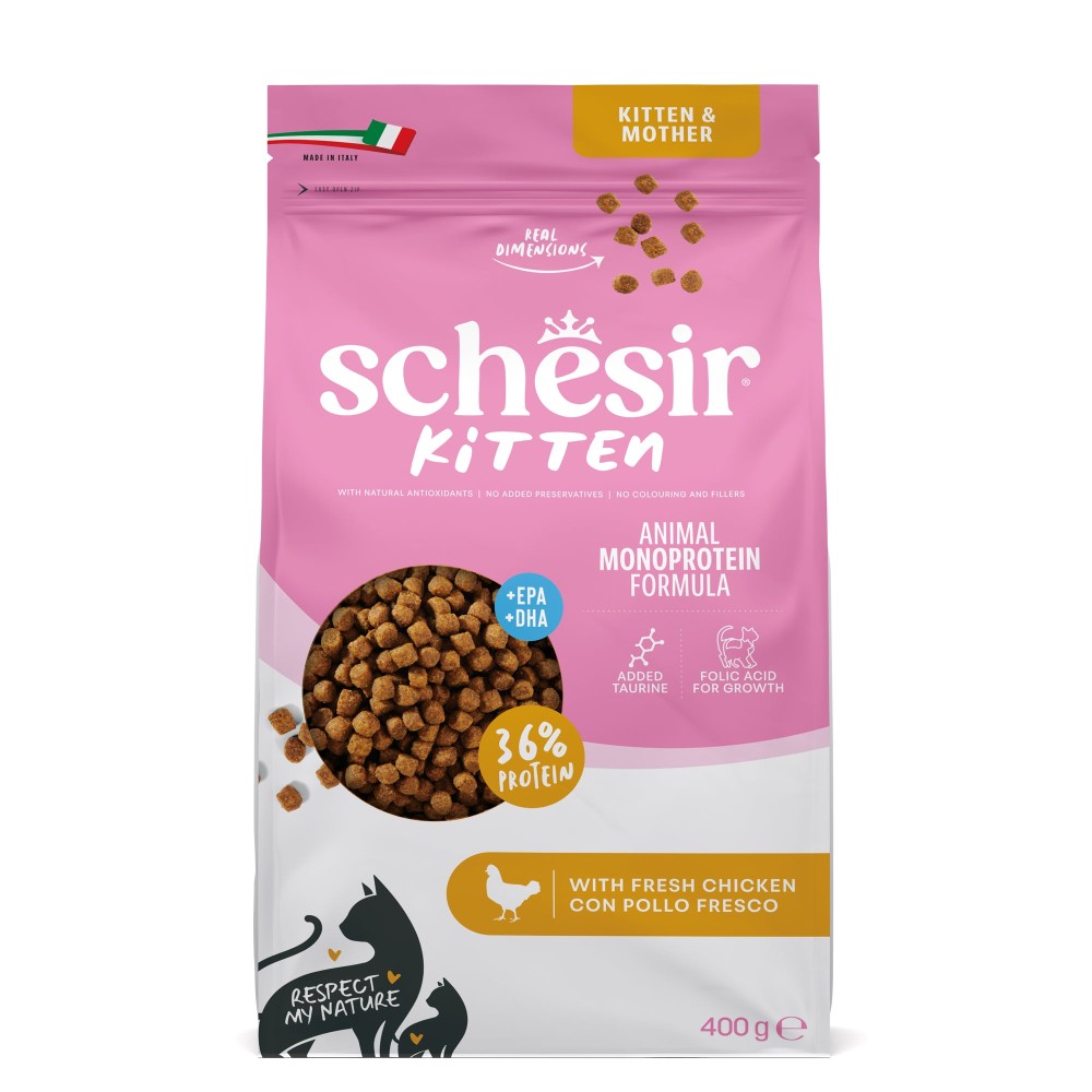 Schesir Animal Monoprotein Formula Kitten al Pollo