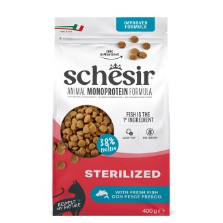 Schesir Animal Monoprotein Formula Sterilized al Pesce