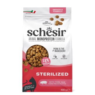 Schesir Animal Monoprotein Formula Sterilized al Prosciutto