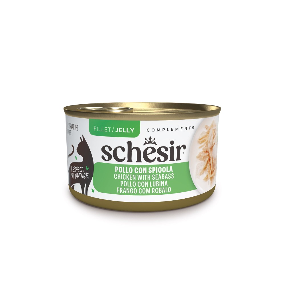 Schesir Fillet/jelly Complements al Pollo con Spigola in Lattina