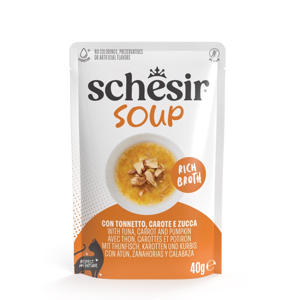Schesir Soup Rich Broth al Tonnetto, Carote e Zucca in Bustina