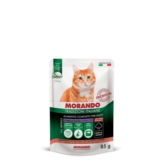 Morando Le Tradizioni Italiane Bocconcini in Gelatina al Salmone e Tonno in Bustina