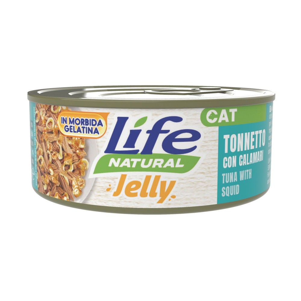 Life Natural Jelly al Tonno con Calamari in Lattina