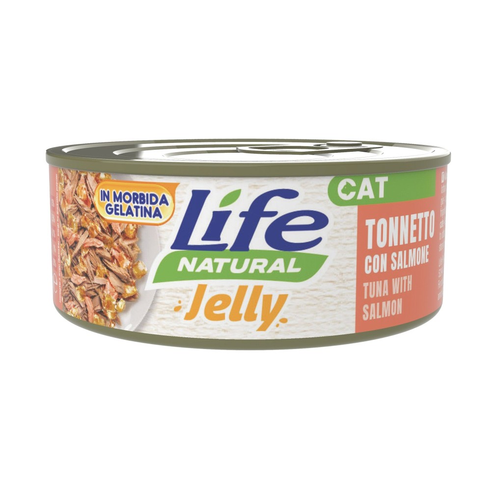 Life Natural Jelly al Tonno con Salmone in Lattina