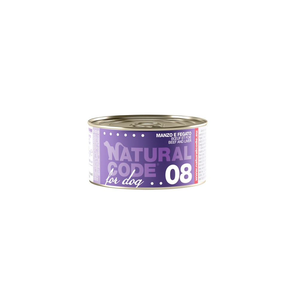 Natural Code Manzo e Fegato in Lattina