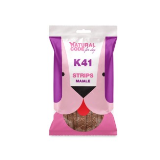 Natural Code K41 Snack Strips al Maiale