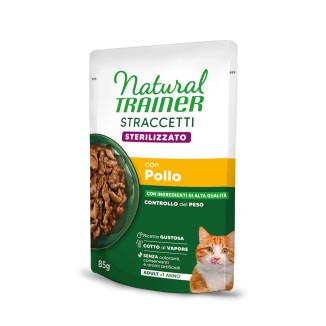Natural Trainer Straccetti Sterilised al Pollo in Bustina
