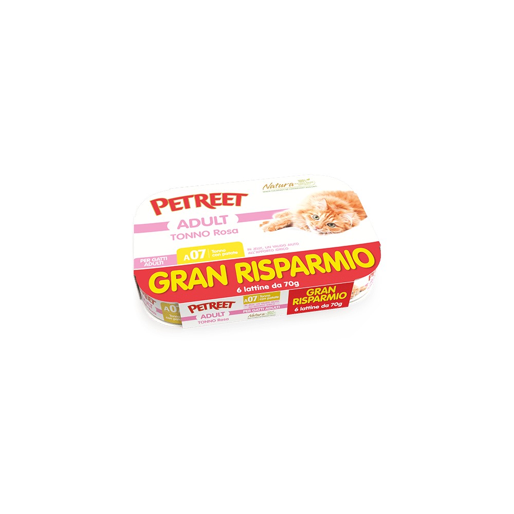 Petreet Multipack Tonno con Patate in Vaschetta