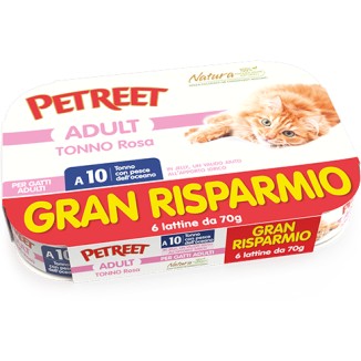Petreet Multipack Tonno con Pesce dell'Oceano in Scatola