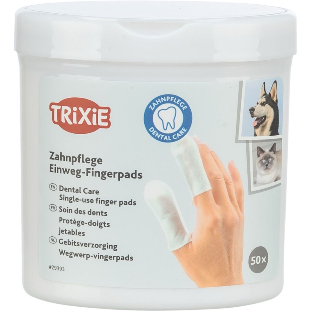 Trixie Single-use Finger Pads per Pulizia Denti