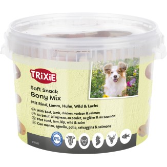 Trixie Soft Snack Bony Mix XXL al Manzo, Agnello, Pollo, Cinghiale e Salmone
