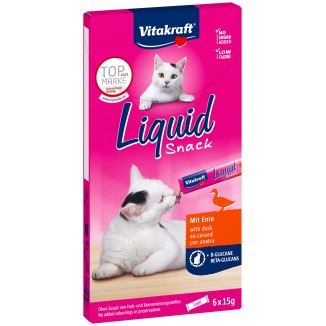Vitakraft Liquid Snacks all'Anatra in Tubetto