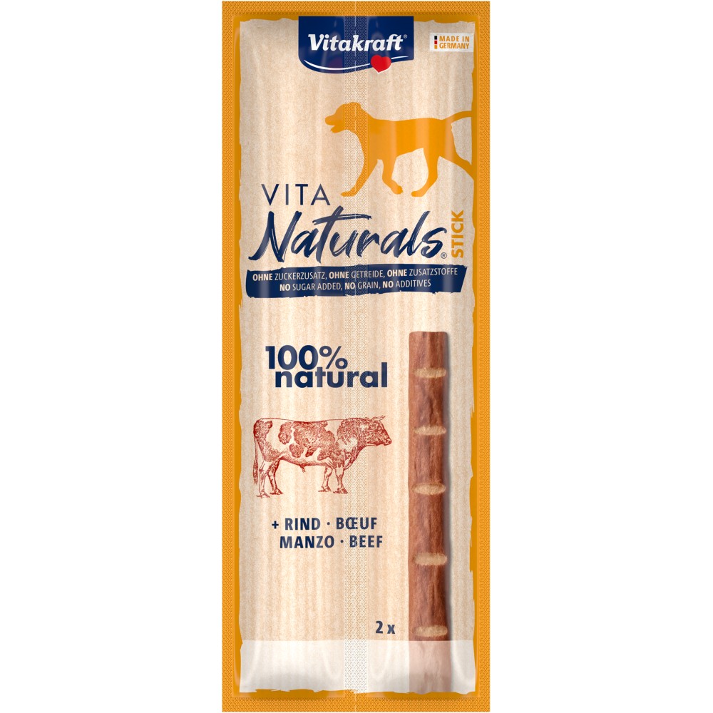 Vitakraft Vita Naturals Sticks al Manzo