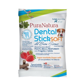 Pura Natura Dental Stick del Buon Giorno Large alla Fragola e Salvia