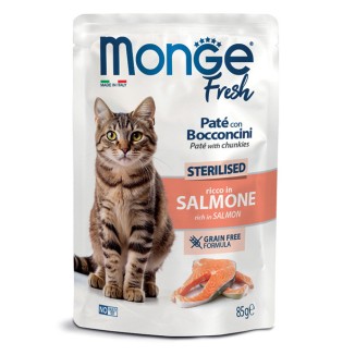 Monge Fresh Paté con Bocconcini al Salmone in Bustina