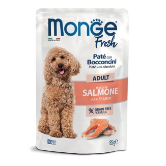 Monge Fresh Paté con Bocconcini al Salmone in Bustina