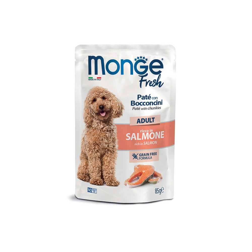 Monge Fresh Paté con Bocconcini al Salmone in Bustina