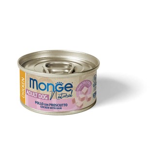 Monge Natural al Pollo con Prosciutto in Lattina