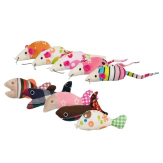 Trixie Topolino e Pesce con Espositore