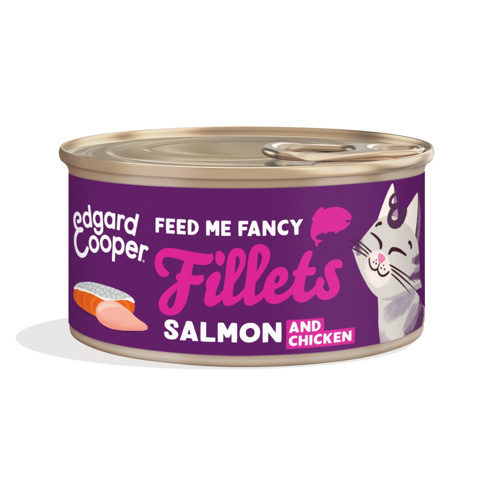 Edgard & Cooper Feed Me Fancy al Salmone e Pollo in Lattina