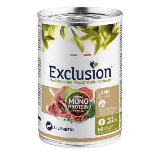 Exclusion Monoprotein Formula Noble Grain all'Agnello in Lattina