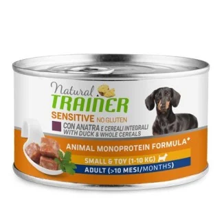 Natural Trainer Sensitive Small & Toy Adult umido (anatra)