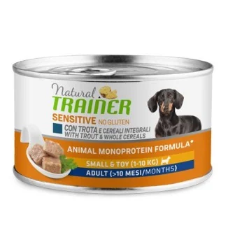 Natural Trainer Sensitive Small & Toy Adult umido (trota)