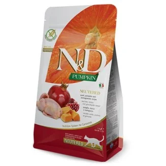 Farmina N&D Pumpkin Feline Neutered (Quaglia, Zucca e Melograno)