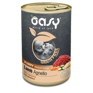 Oasy Grain-Free Formula Puppy Umido (Agnello)