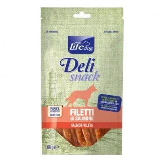 Life Natural Deli Snack filetti essiccati di salmone