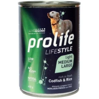 Prolife Life Style Adult Medium/Large Light Umido (Merluzzo)
