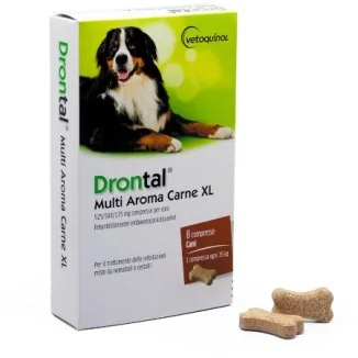 Vetoquinol Drontal Multi Aroma Carne XL