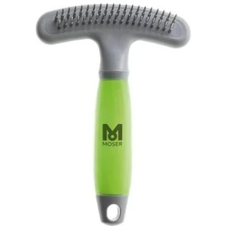 Moser Pettine a rastrello per razze canine a pelo lungo con sottopelo