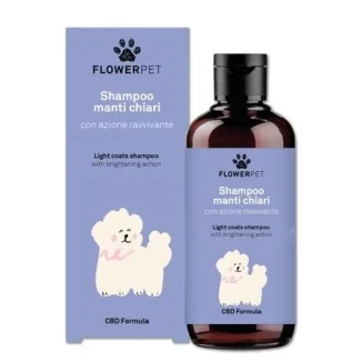Flower Pet Shampoo per manti chiari