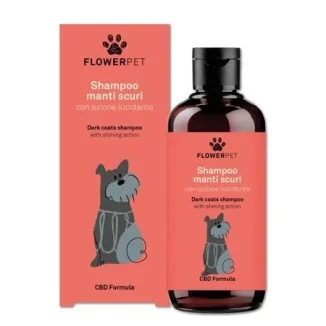 Flower Pet Shampoo per manti scuri