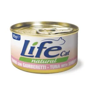 Life Natural Cat Natural in lattina (tonno e gamberetti)