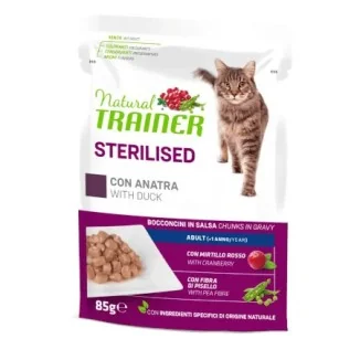 Natural Trainer Sterilised bocconcini in salsa con anatra