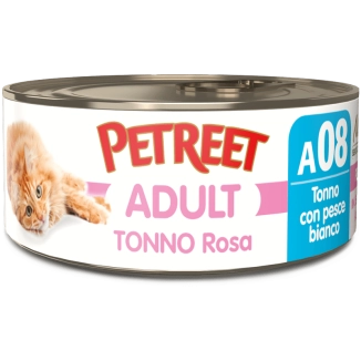 Petreet A08 Adult Tonno rosa (Tonno con Pesce Bianco)