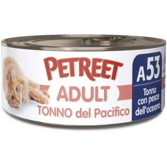 Petreet A53 Adult Tonno del pacifico (Tonno con Pesce dell'Oceano)