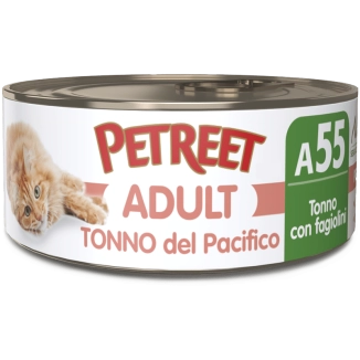 Petreet A55 Adult Tonno del pacifico (Tonno con Fagiolini)
